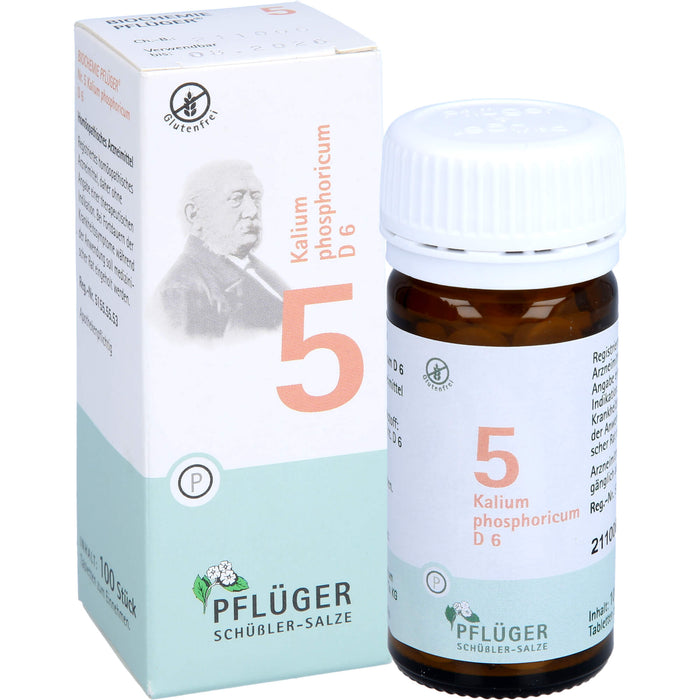 Pflüger Biochemie Nr.5 Kalium phosphoricum D6 Tabletten, 100 pcs. Tablets