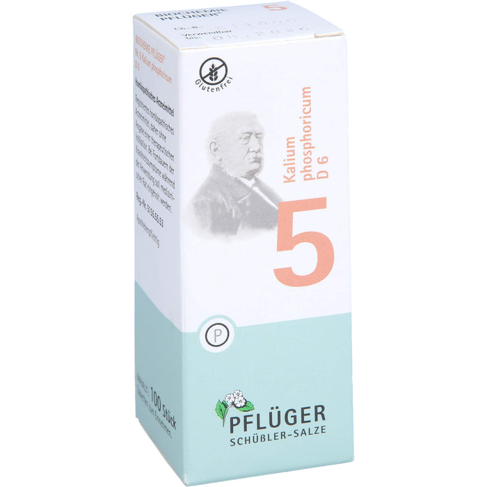 Pflüger Biochemie Nr.5 Kalium phosphoricum D6 Tabletten, 100 pc Tablettes