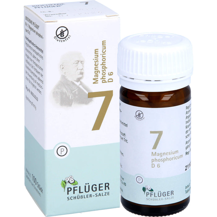 Pflüger Biochemie Nr.7 Magnesium phosphoricum D6 Tabletten, 100 pc Tablettes