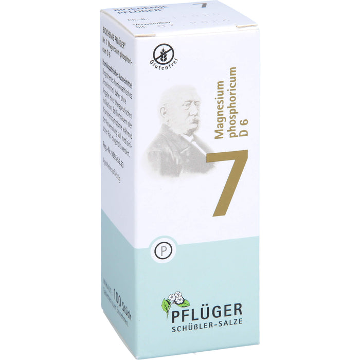 Pflüger Biochemie Nr.7 Magnesium phosphoricum D6 Tabletten, 100 pc Tablettes
