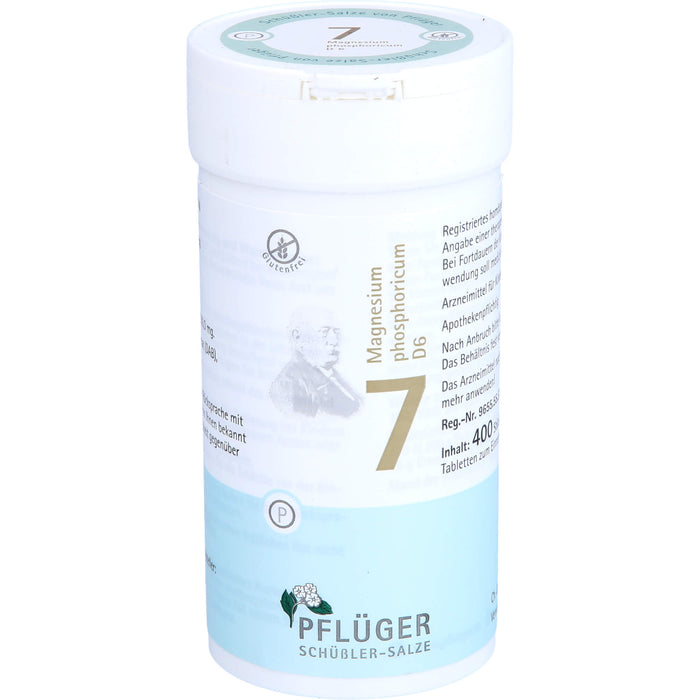 Pflüger Biochemie Nr.7 Magnesium phosphoricum D6 Tabletten, 400 St. Tabletten