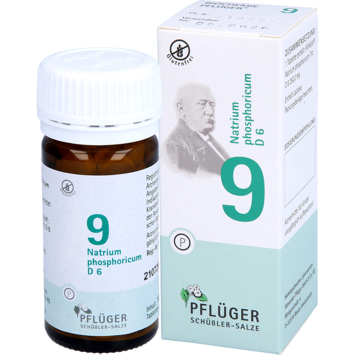 Pflüger Biochemie Nr.9 Natrium phosphoricum D6 Tabletten, 100 pc Tablettes