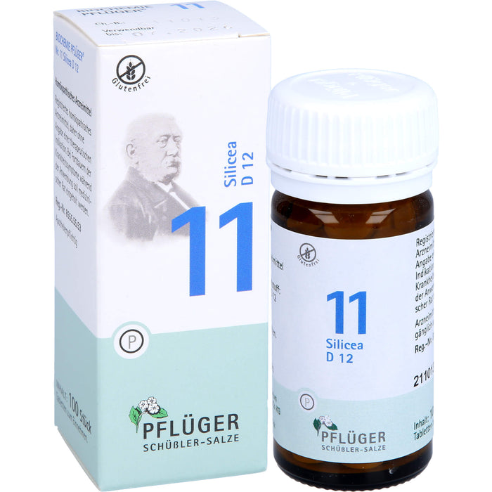 Pflüger Biochemie Nr.11 Silicea D12 Tabletten, 100 pc Tablettes