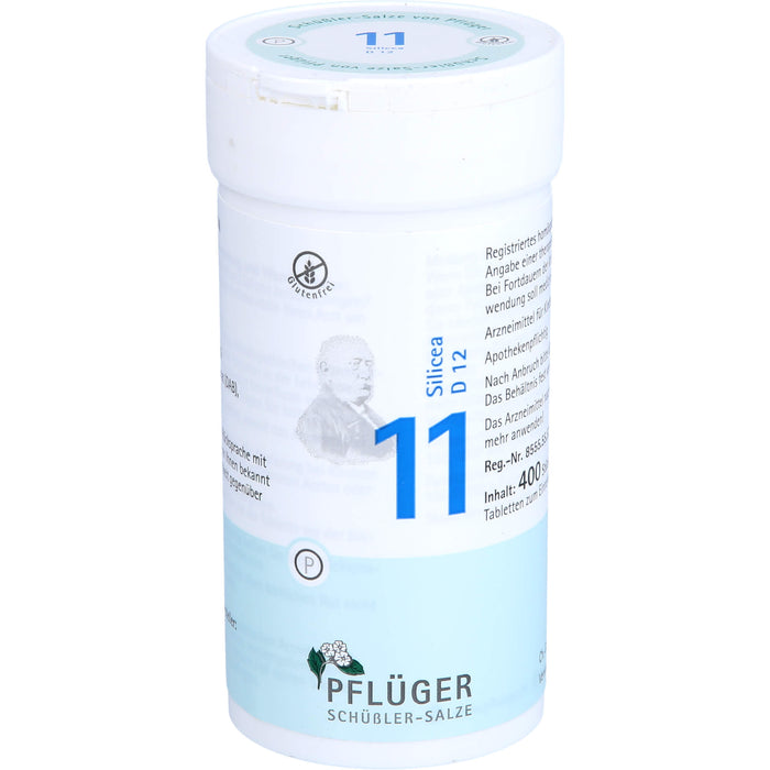 Pflüger Biochemie Nr.11 Silicea D12 Tabletten, 400 pc Tablettes