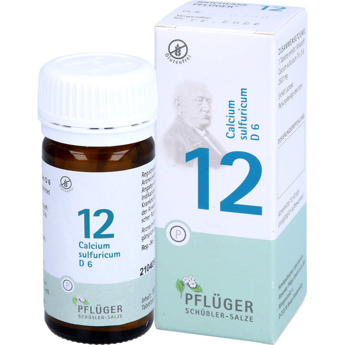 Pflüger Biochemie Nr.12 Calcium sulfuricum D6 Tabletten, 100 pc Tablettes