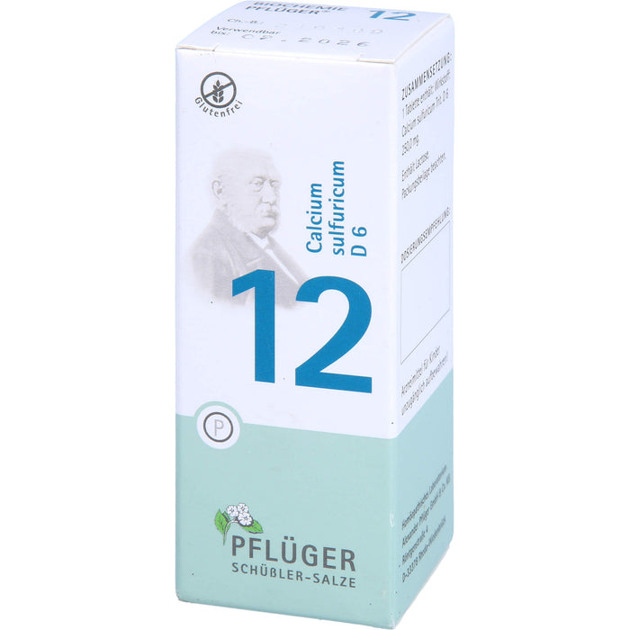 Pflüger Biochemie Nr.12 Calcium sulfuricum D6 Tabletten, 100 pc Tablettes