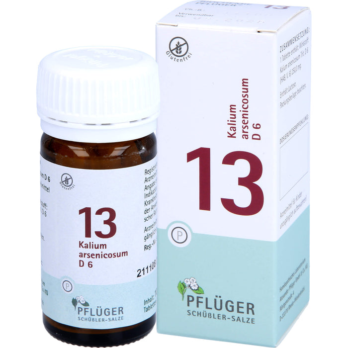 Pflüger Biochemie Nr.13 Kalium arsenicosum D6 Tabletten, 100 pc Tablettes