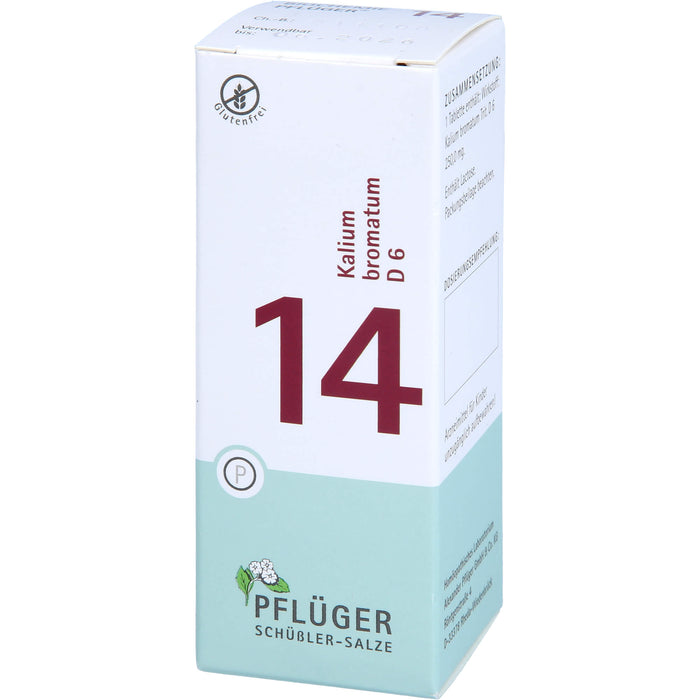 Pflüger Biochemie Nr.14 Kalium bromatum D6 Tabletten, 100 pc Tablettes