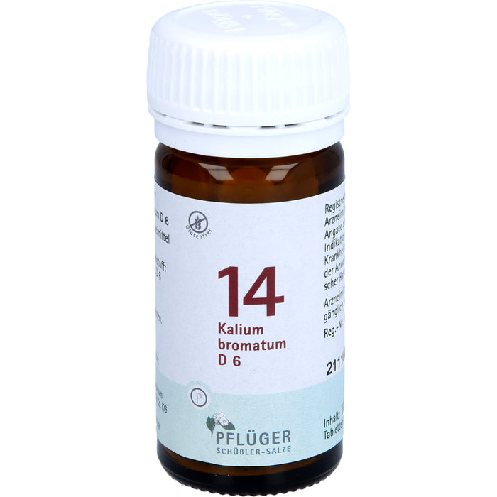Pflüger Biochemie Nr.14 Kalium bromatum D6 Tabletten, 100 pc Tablettes