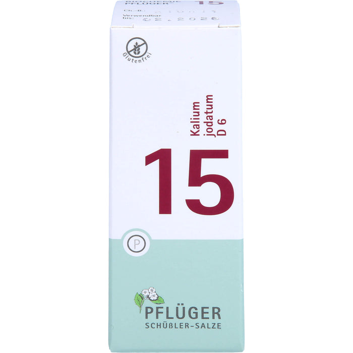Pflüger Biochemie Nr.15 Kalium jodatum D6 Tabletten, 100 St. Tabletten