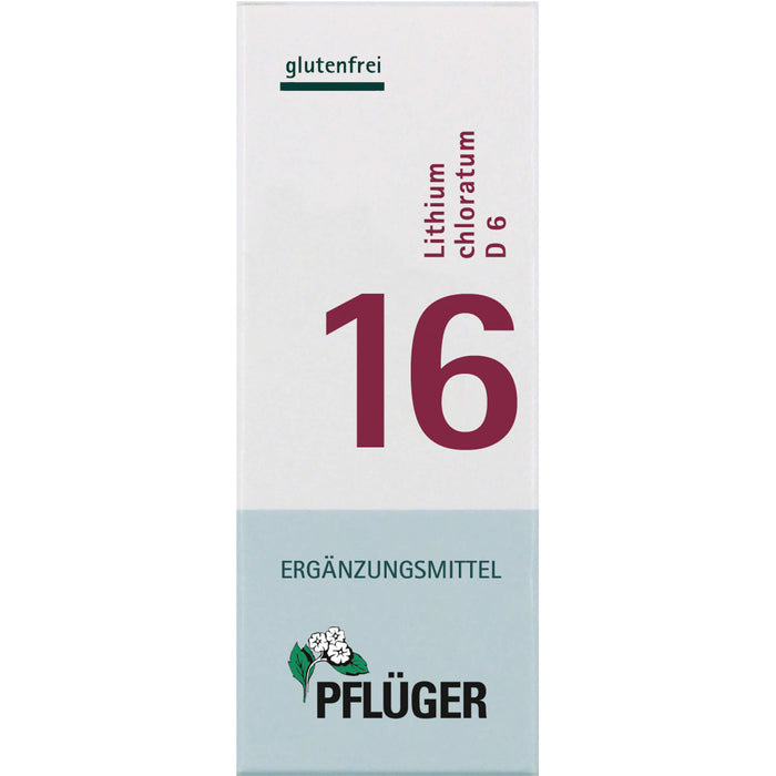 Pflüger Biochemie Nr.16 Lithium chloratum D6 Tabletten, 400 St. Tabletten