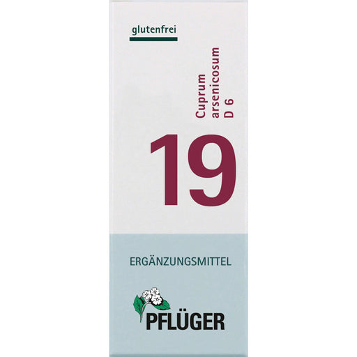 Pflüger Biochemie Nr.19 Cuprum arsenicum D6 Tabletten, 400 St. Tabletten