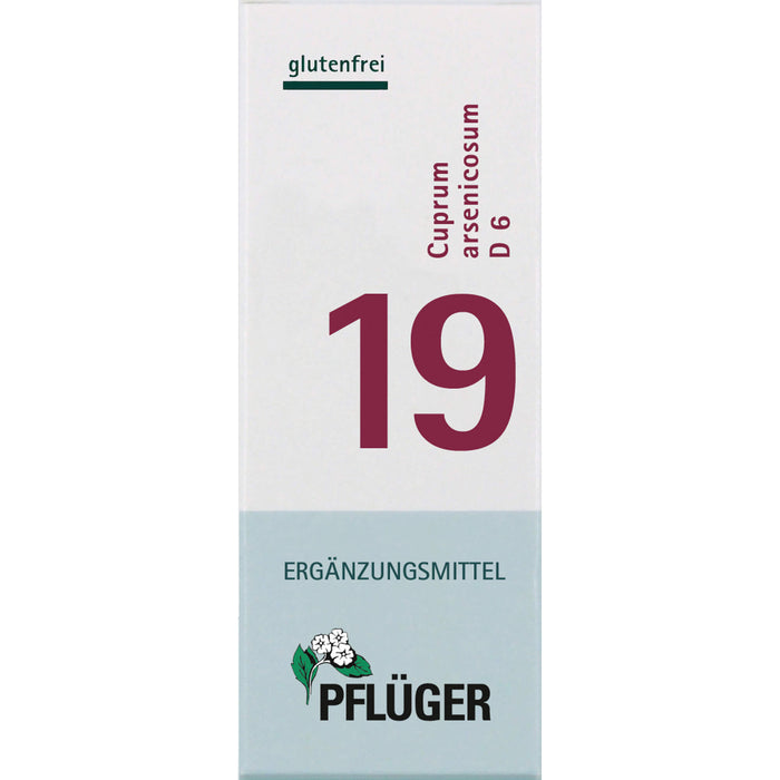 Pflüger Biochemie Nr.19 Cuprum arsenicum D6 Tabletten, 400 St. Tabletten