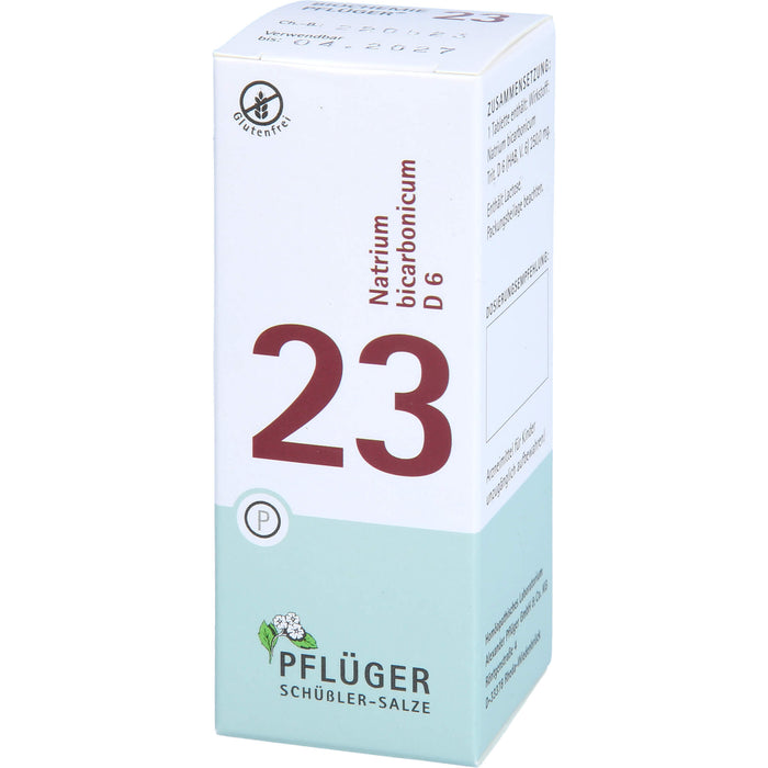 Pflüger Biochemie Nr.23 Natrium bicarbonicum D6 Tabletten, 100 pc Tablettes