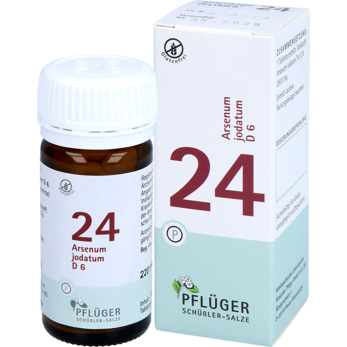 Pflüger Biochemie Nr.24 Arsenum jodatum D6 Tabletten, 100 pcs. Tablets