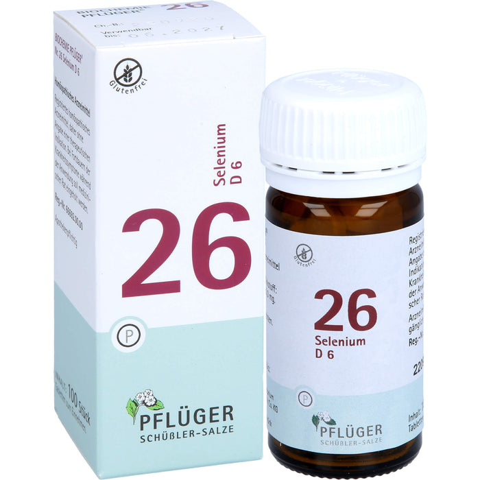 Pflüger Biochemie Nr.26 Selenium D6 Tabletten, 100 pc Tablettes