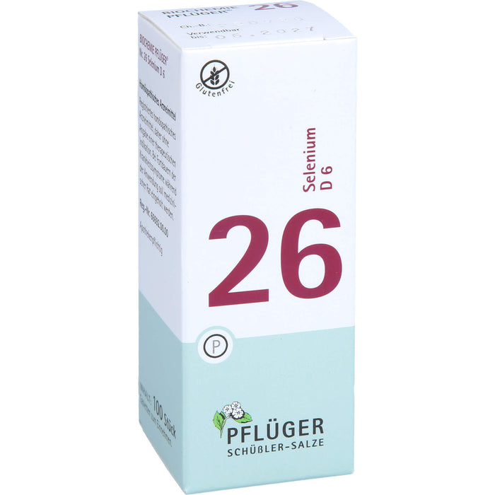 Pflüger Biochemie Nr.26 Selenium D6 Tabletten, 100 pc Tablettes