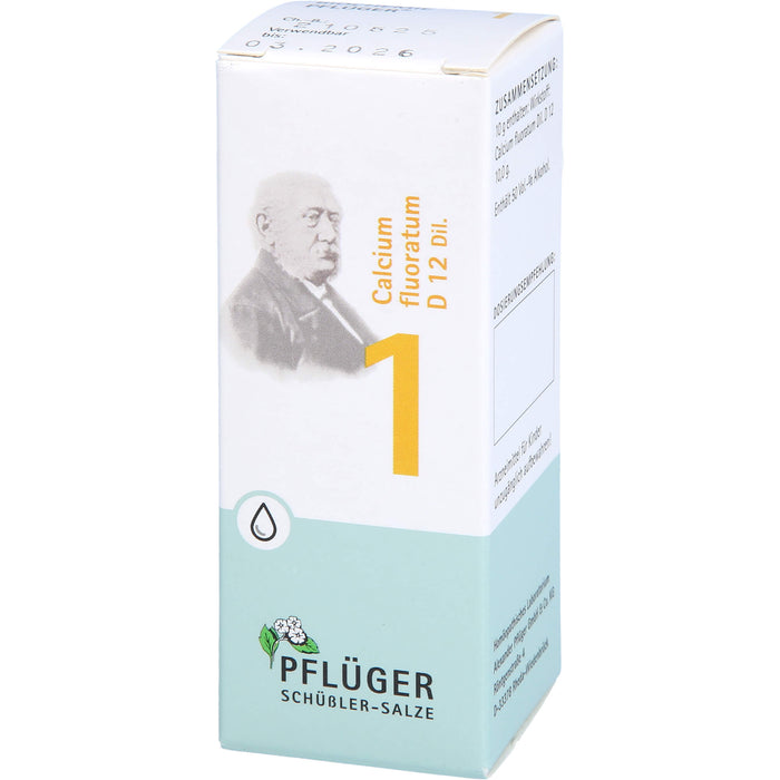 Pflüger Biochemie Nr.1 Calcium fluoratum D12 Dilution, 30 ml Solution