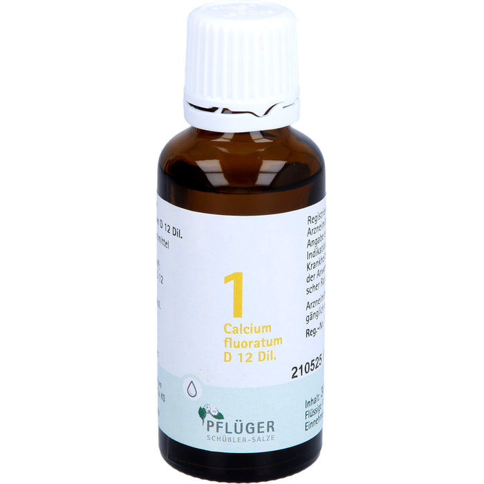 Pflüger Biochemie Nr.1 Calcium fluoratum D12 Dilution, 30 ml Solution