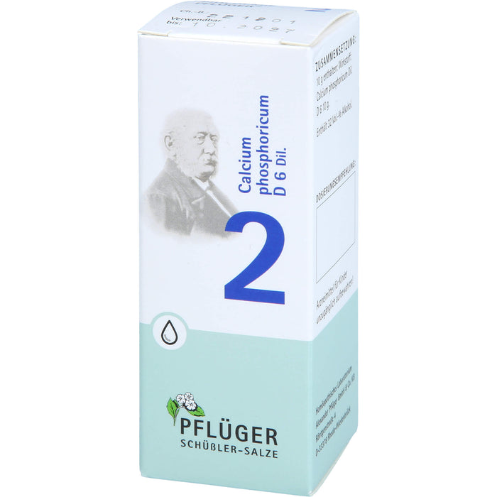 Pflüger Biochemie Nr.2 Calcium phosphoricum D6 Dilution, 30 ml Solution