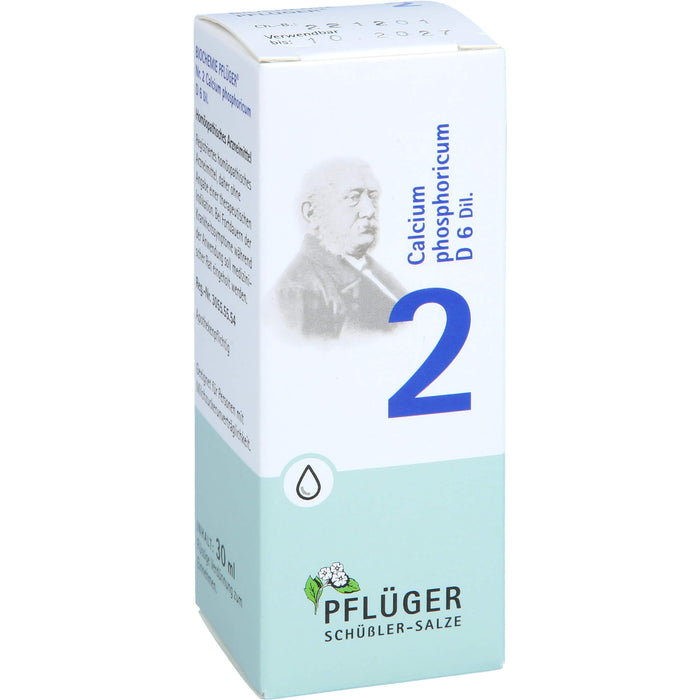 Pflüger Biochemie Nr.2 Calcium phosphoricum D6 Dilution, 30 ml Lösung