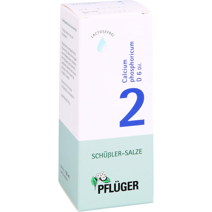 Pflüger Biochemie Nr.2 Calcium phosphoricum D6 Dilution, 100 ml Solution