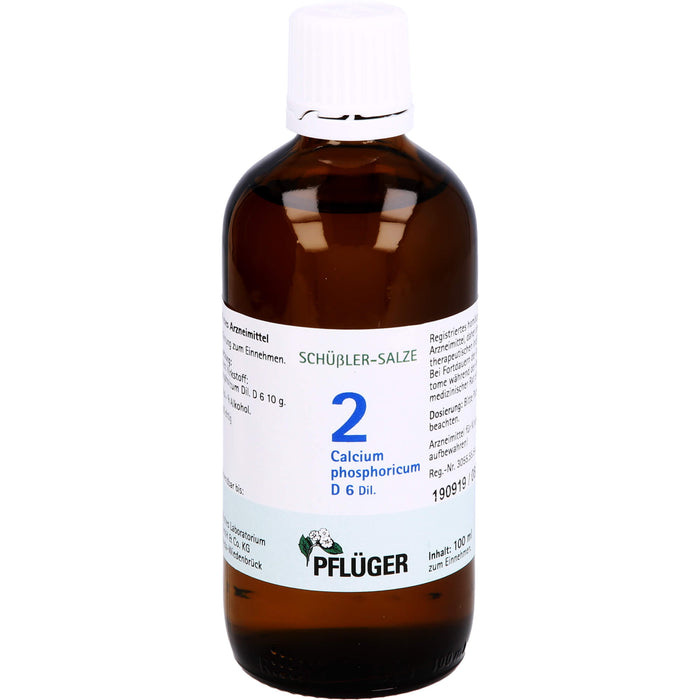 Pflüger Biochemie Nr.2 Calcium phosphoricum D6 Dilution, 100 ml Solution