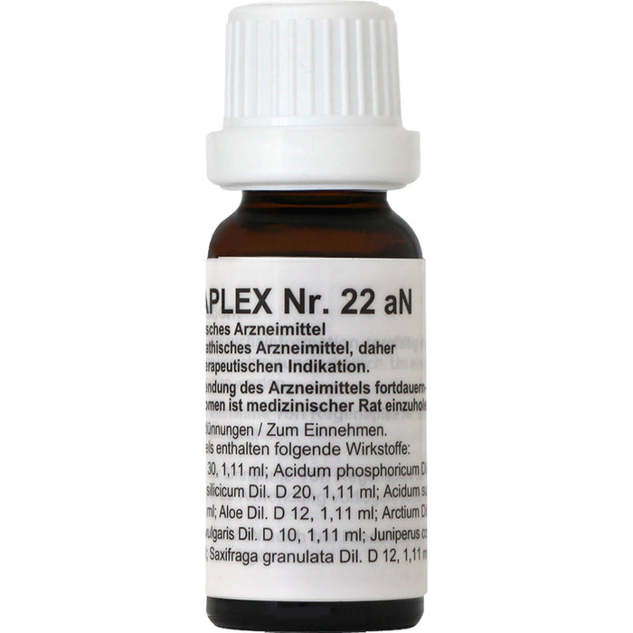 Regenaplex Nr.22 aN Tropfen, 15 ml Lösung