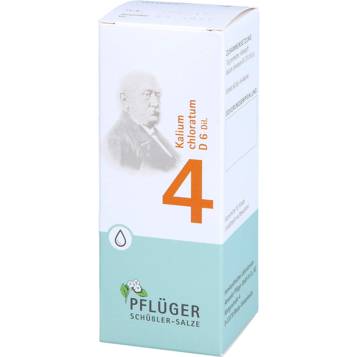 Biochemie Nr.4 Kalium chloratum D6 Pflüger Dil., 100 ml TRO