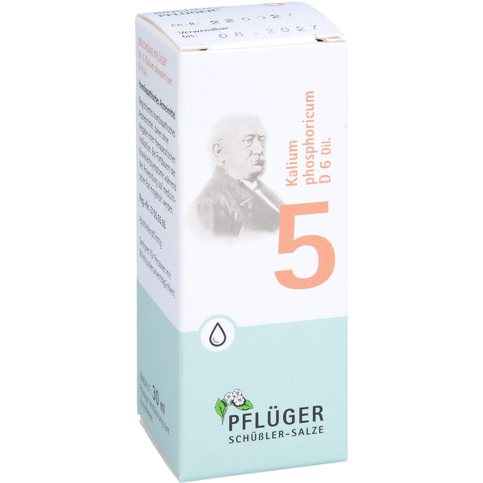 Pflüger Biochemie Nr.5 Kalium phosphoricum D6 flüssige Verdünnung, 30 ml Solution