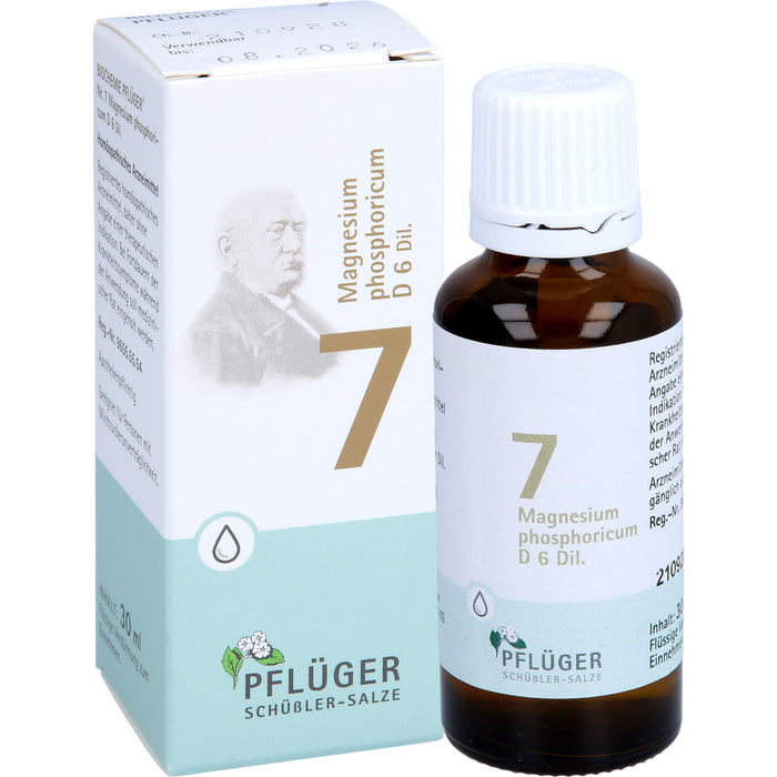 Pflüger Biochemie Nr.7 Magnesium phosphoricum D6 Tropfen, 30 ml Lösung