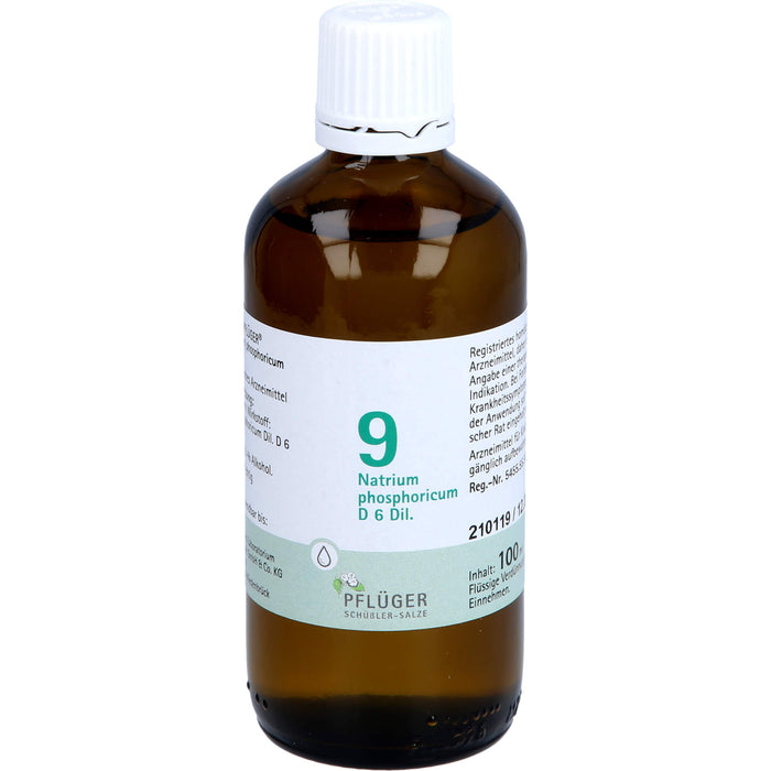 Biochemie Nr.9 Natrium phosphoricum D6 Pflüger Dil., 100 ml TRO