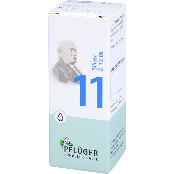 Pflüger Biochemie Nr.11 Silicea D12 Dilution, 30 ml Solution