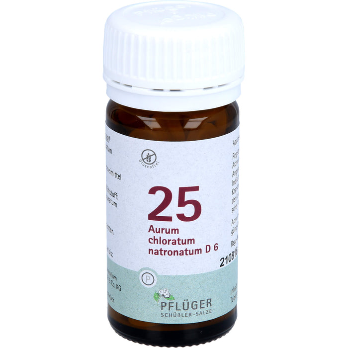 Pflüger Biochemie Nr.25 Aurum chloratum natronatum D6 Tabletten, 100 St. Tabletten