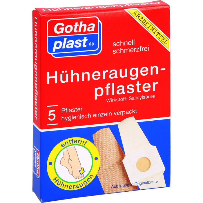 GOTHAPLAST CORNMED HUEHNERAUGENPFLASTER, 5 pcs. Patch