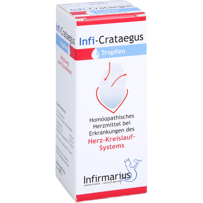 Infi Crataegus Tropfen bei Erkrankungen des Herz-Kreislauf-Systems, 50 ml Solution