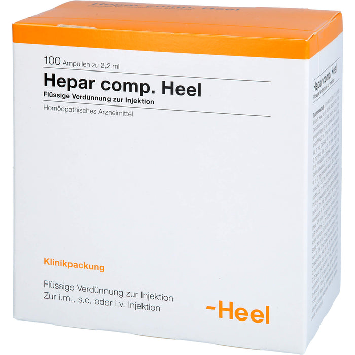 Hepar comp. Heel Amp., 100 pcs. Ampoules