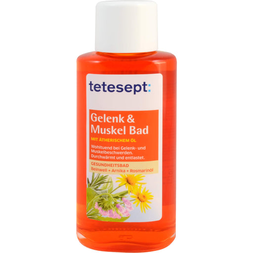 Tetesept Gelenk & Muskel Bad mit ätherischem Öl, 125 ml Lösung