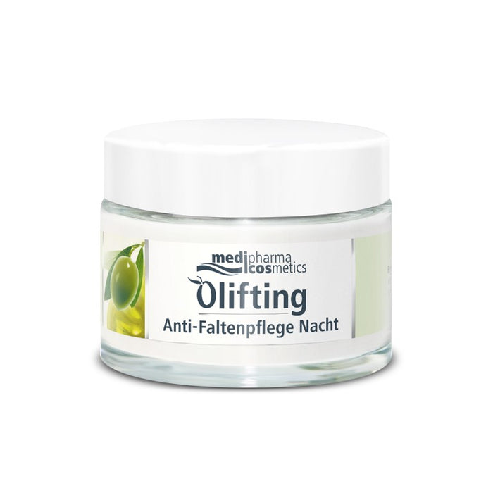 Medipharma Cosmetics Olivenöl Olifting Anti Faltenpflege Nacht, 50 ml Cream
