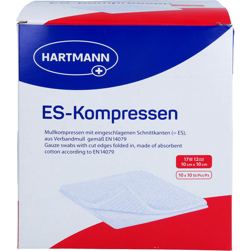 ES-Kompressen steril 10x10cm Großpackung 12fach, 10X10 St KOM