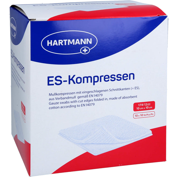 ES-Kompressen steril 10x10cm Großpackung 12fach, 10X10 St KOM