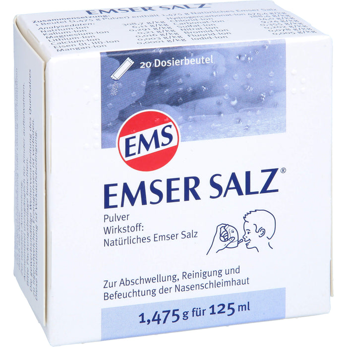 EMSER SALZ, Pulver 1,475 g, 20 pcs. Sachets