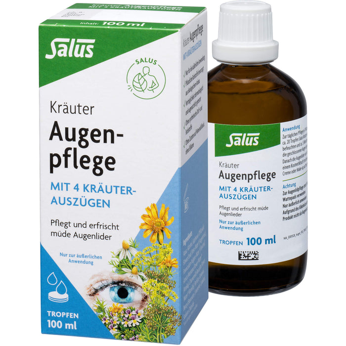 Augenpflege Kräuter Augenkosmetikum äußerl.Salus, 100 ml Solution