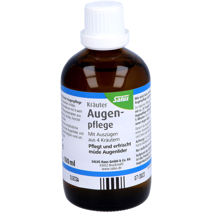 Augenpflege Kräuter Augenkosmetikum äußerl.Salus, 100 ml Solution