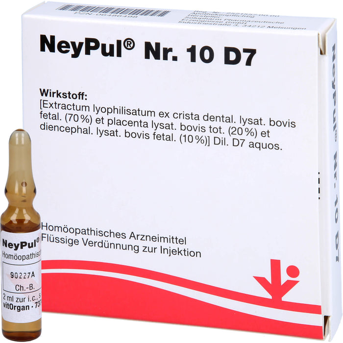 NeyPul Nr. 10 D7 Amp., 5 ml Solution