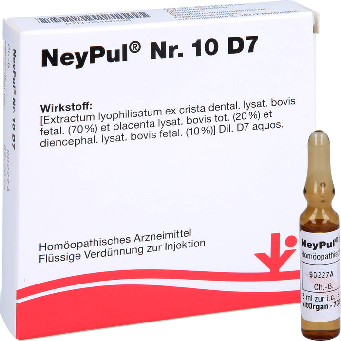 NeyPul Nr. 10 D7 Amp., 5 ml Solution