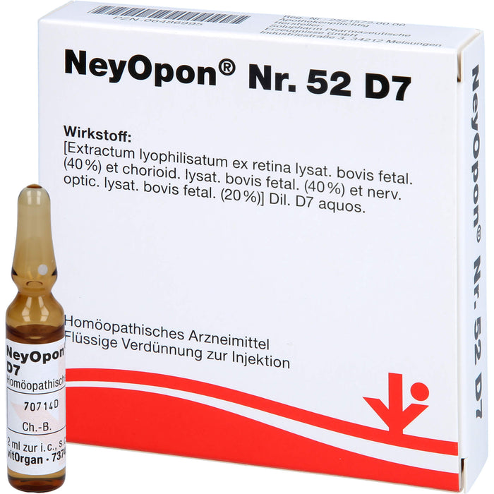 NeyOpon Nr. 52 D7 Amp., 5X2 ml AMP