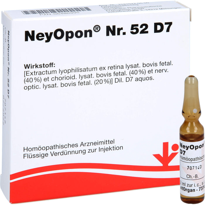 NeyOpon Nr. 52 D7 Amp., 5X2 ml AMP