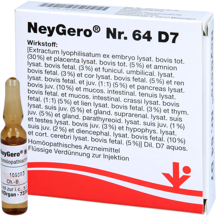 NeyGero Nr. 64 D7 flüssige Verdünnung, 5 ml Solution