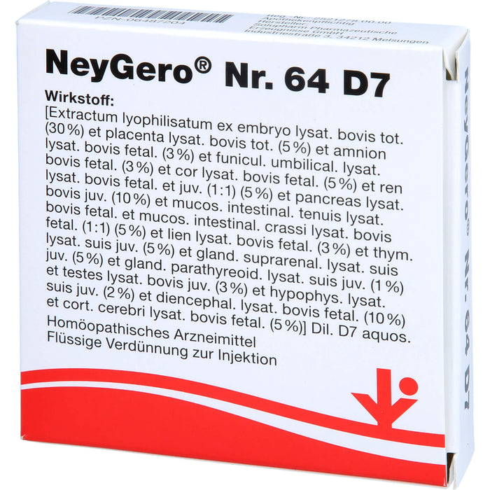 NeyGero Nr. 64 D7 flüssige Verdünnung, 5 ml Solution